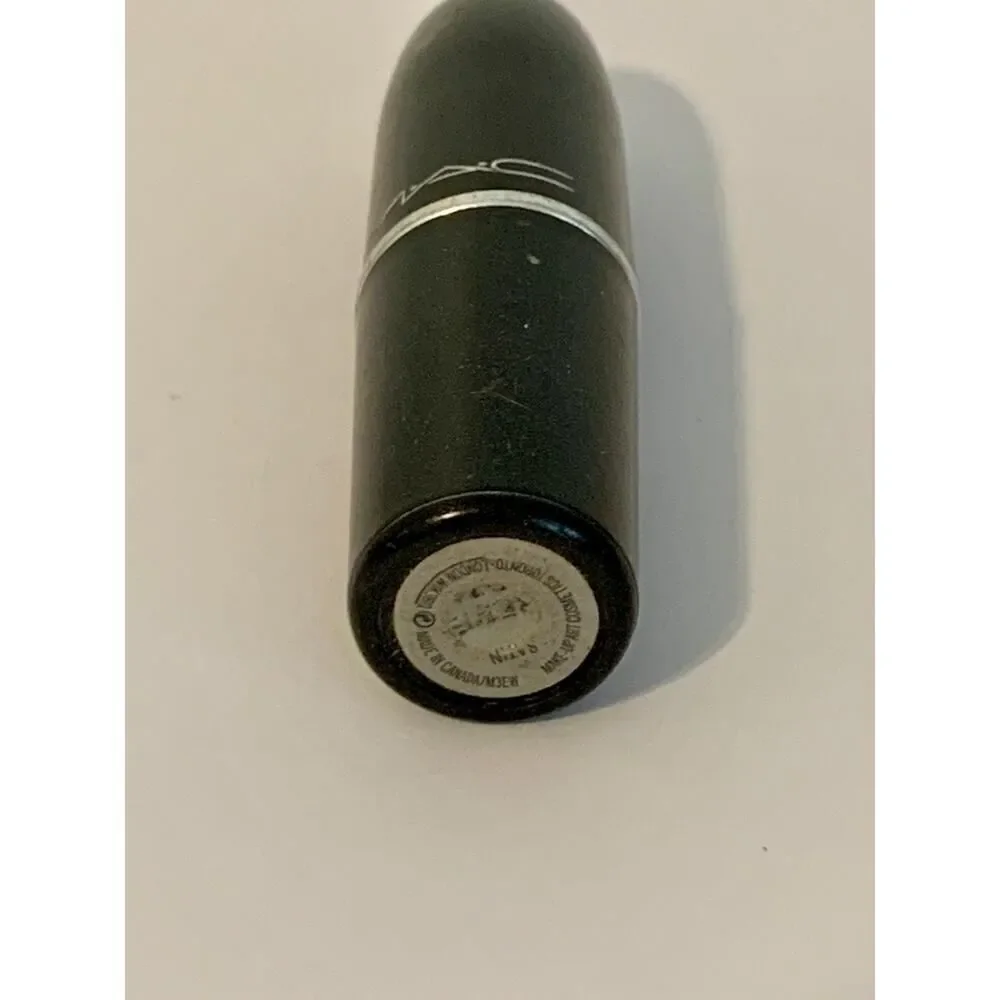 MAC Satin Lipstick REBEL USED Original Formula VTG Deep Purple *SEE PHOTOS*